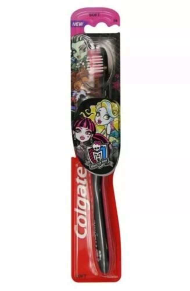 SOLD Colgate Monster High Toothbrush Soft Dental Teeth Oral Care Vintage Teeth